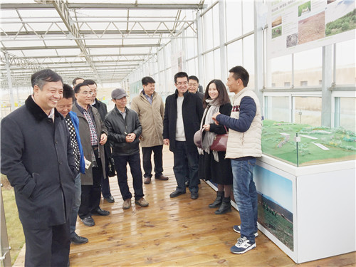 调研蒙草生态中心